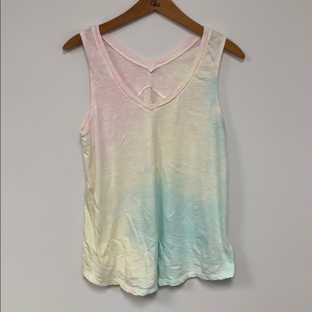 4/$19 🔥 GAP pastel tie dye tank top